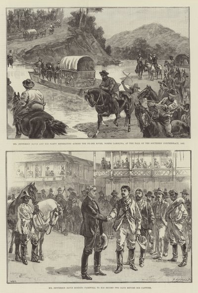 Scènes uit het Leven van Jefferson Davis door William Heysham Overend