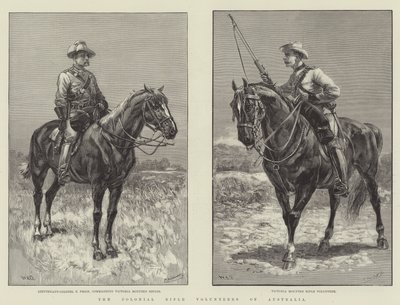 De Koloniale Geweer Vrijwilligers van Australië door William Heysham Overend