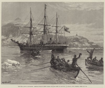 De Eira Arctische Expeditie, Redding van Mr B Leigh Smith en de Bemanning in de Matotchkin Straat, Nova Zembla door William Heysham Overend