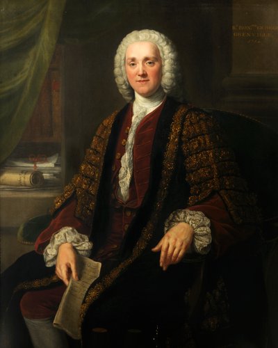 George Grenville (1712-1770) door William Hoare