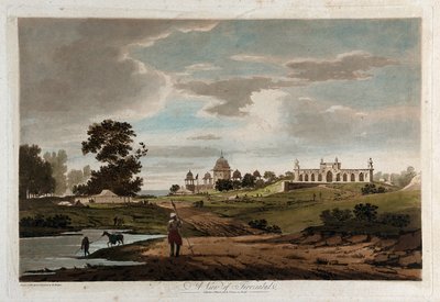 Uitzicht op Firozeabad door William Hodges
