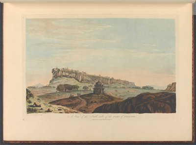 Gezicht op de zuidkant van het fort van Gwalior door William Hodges