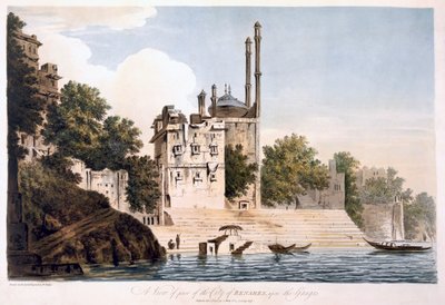 Benares aan de Ganges, 1787 door William Hodges