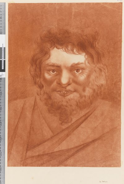 Pagina 19a Portret van een inboorling (1768-75) door William Hodges