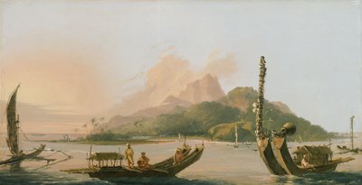 Tahiti: Zuidoostwaarts 1773 door William Hodges