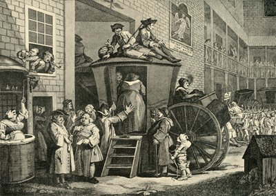 Een herberg op het platteland, 1747, 1925 door William Hogarth