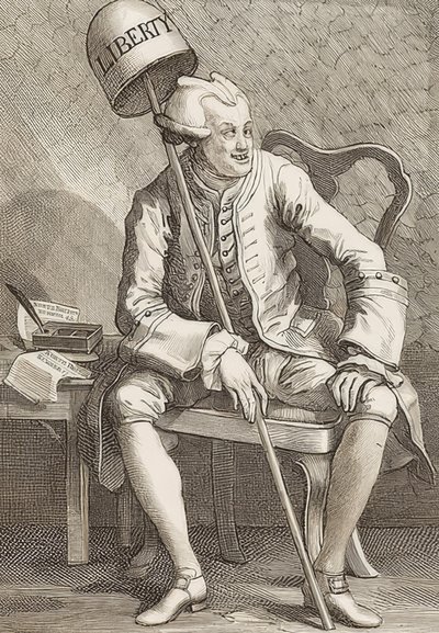 John Wilkes Esq. door William Hogarth