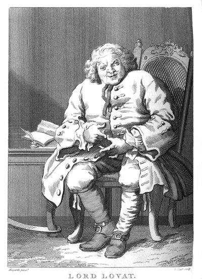 Lord Lovat door William Hogarth door William Hogarth