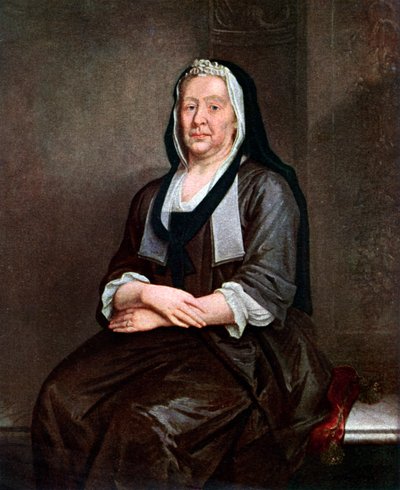 Mevrouw Richard Hogarth, de moeder van de kunstenaar, midden 18e eeuw door William Hogarth