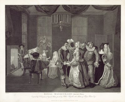 Koninklijk Maskerbal, Somerset House door William Hogarth