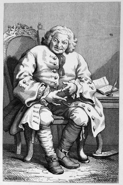 Simon Lord Lovat door William Hogarth