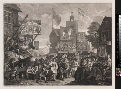 Southwark Fair door William Hogarth