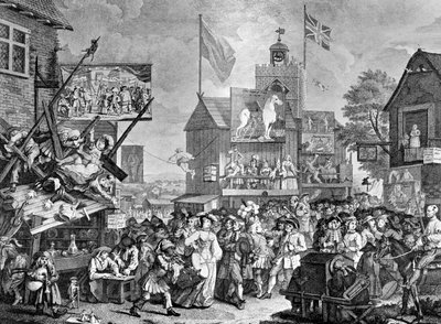 Southwark Fair, 1733 door William Hogarth