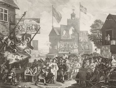 Southwark Fair door William Hogarth