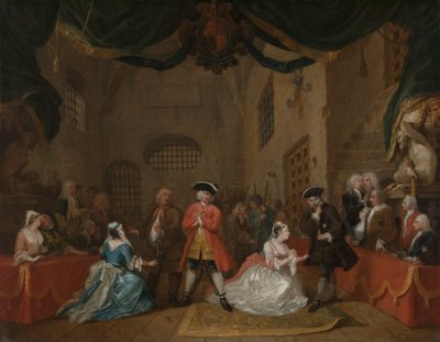 De bedelaarsopera door William Hogarth