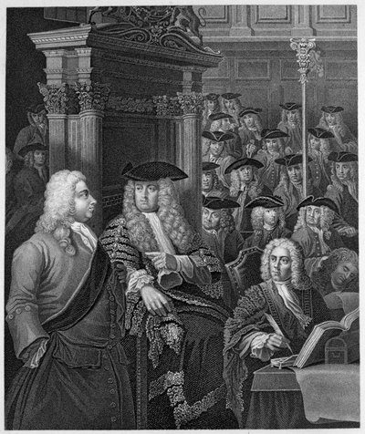 Het Lagerhuis door William Hogarth