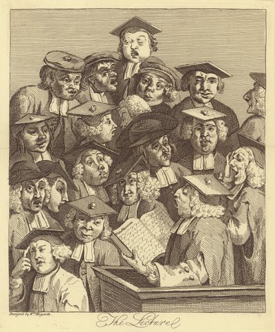 De lezing door William Hogarth