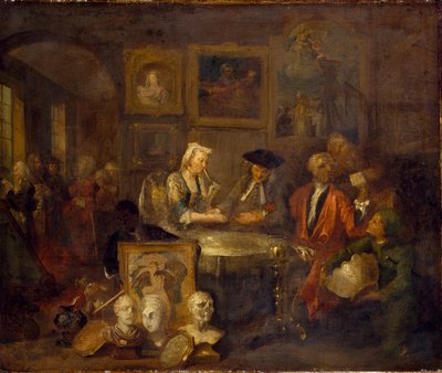 Het Huwelijkscontract door William Hogarth