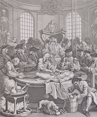 De beloning voor wreedheid, uit De vier stadia van wreedheid door William Hogarth