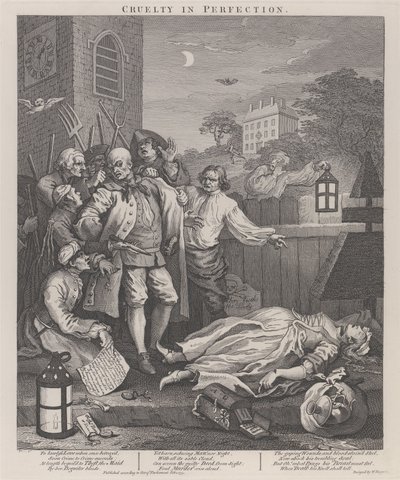 De Derde Fase van Wreedheid: Wreedheid in Perfectie - De Moord door William Hogarth