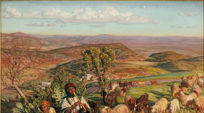 Vlakte van Esdraelon vanaf de hoogten boven Nazareth, 1876 door William Holman Hunt