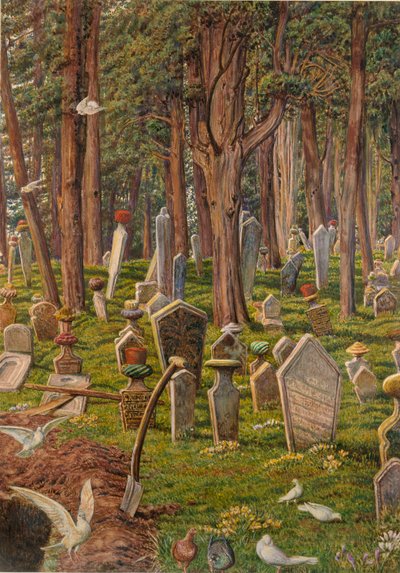 De Slapende Stad: de Begraafplaats van Pera, Constantinopel, 1856-1888 door William Holman Hunt