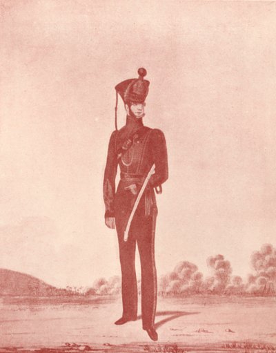 Officieren van het Madras Army Rifles, c1837-1843, 1909 door William Hunsley