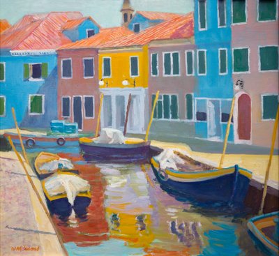 Burano, Venetië door William Ireland