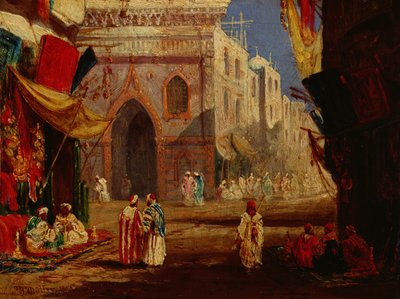Een Straat in Caïro door William James Muller