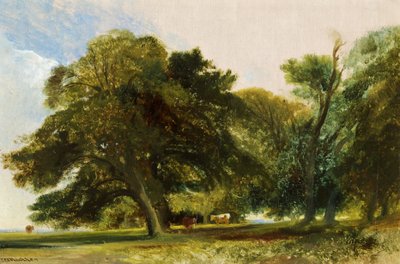 Kingsweston Park - Schets, c.1833 door William James Muller