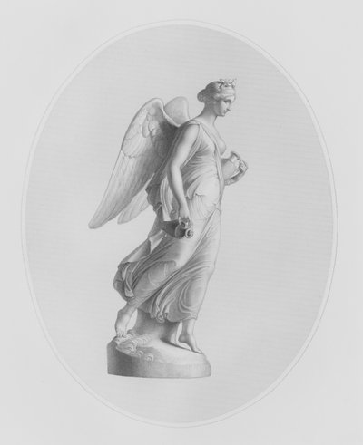 Aurora, gegraveerd door W Roffe van het standbeeld door J Gibson, RA, in het bezit van mevrouw Henry Sandbach door William John Roffe