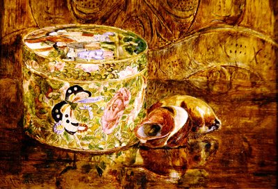 Studie van China en schelpen door William Joseph J.C. Bond