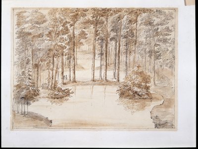 Chiswick, ontwerp voor de aanleg van een waterbos tuin door William Kent