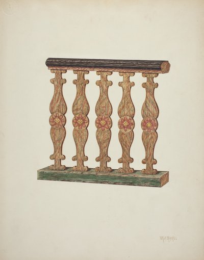 Koorhek, 1939 door William Kieckhofel