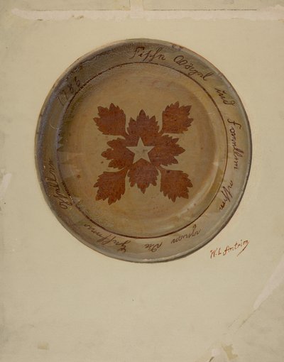 Pa. Duitse Schotel, ca. 1936 door William L Antrim