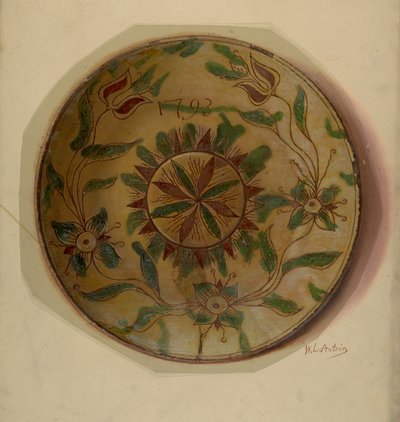 Pa. Duitse Schotel, ca. 1936 door William L Antrim