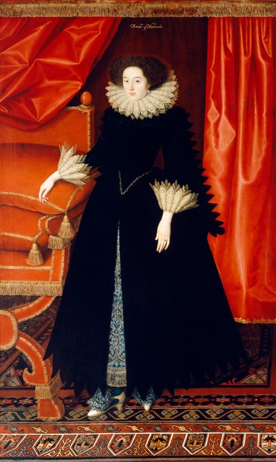 Elizabeth Bassett, gravin van Newcastle door William Larkin