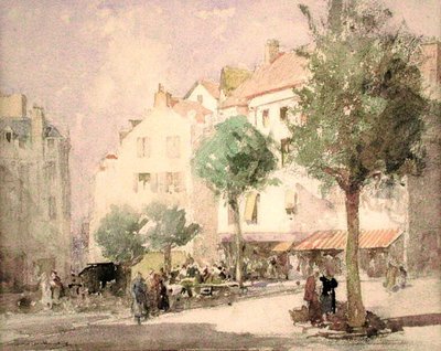 Een continentaal stadsplein door William Lee Hankey