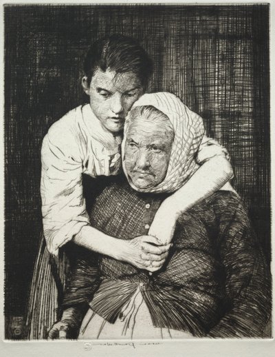Etaples Fisher Folk door William Lee Hankey