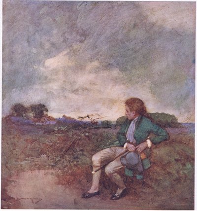 Hier terwijl ik mijn eenzame rondes maak, te midden van jouw verwarde wandelingen en verwoeste gronden door William Lee Hankey