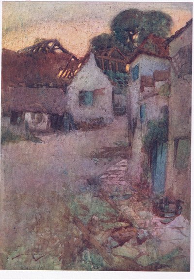 Verzonken zijn uw bogen, in vormeloze ruïne alles, en het lange gras overtreft de vervallende muur door William Lee Hankey