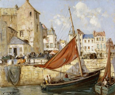 De Haven, Honfleur door William Lee Hankey