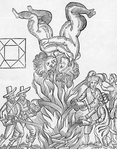 Facsimile van het astrologische hiëroglief dat de Grote Brand van Londen voorspelt, uit 