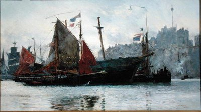 Haven van Ramsgate door William Lionel Wyllie