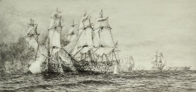 Zeegezicht door William Lionel Wyllie
