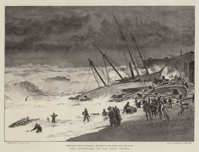 De orkaan in West-Indië door William Lionel Wyllie