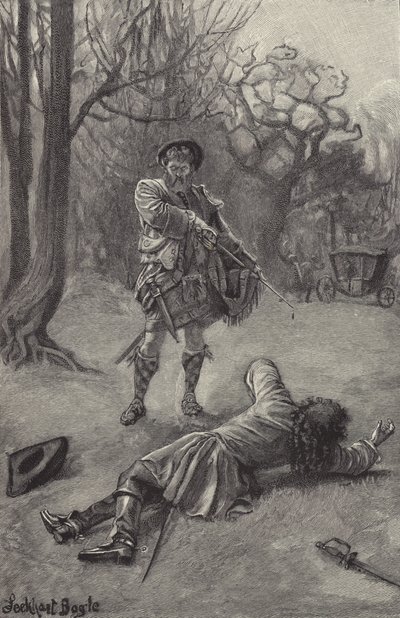 De dood van Rashleigh door William Lockhart Bogle