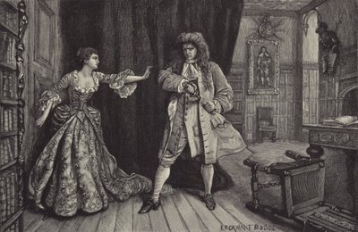Die Vernon en Frank in de bibliotheek door William Lockhart Bogle