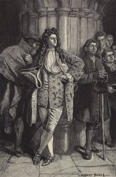 De waarschuwing in de kathedraal van Glasgow door William Lockhart Bogle