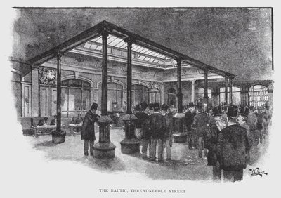 De Oostzee, Threadneedle Street door William Luker